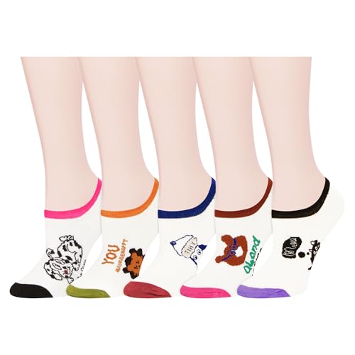 Image of Violet Mist Women's No Show Socks - Low Cut, Invisible, Non Slip Footies - Flat Boat Socks
