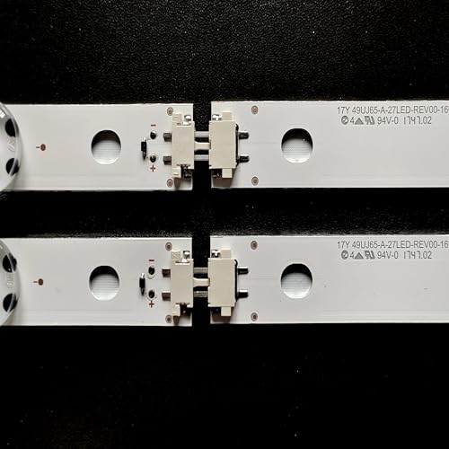 Tira LED para TV 49UJ630 soluciona pantalla negra en televisores de 49 pulgadas juego de 3 tiras 4