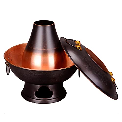 Olla Hot Pot de carbón cobre 36 cm DRAISE miniatura 1