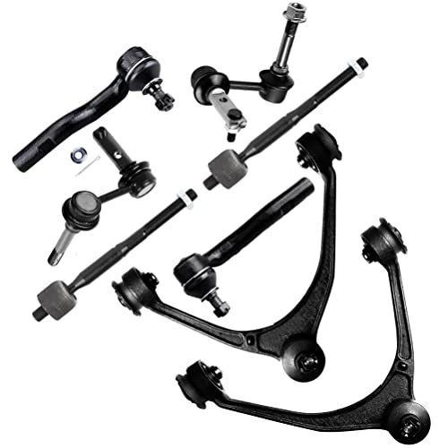 SCITOO 8pcs Front Suspension Kit Upper Control Arm Ball Joints Tie Rod Ends Sway Bar Links fit 1998-2005 for Lexus GS300 1998-2000 for Lexus GS400 2001-2005 for Lexus GS430 2002-2007 for Lexus SC430