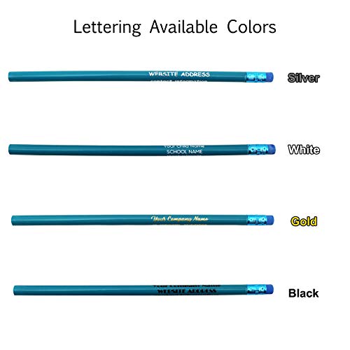 Lápices personalizados EZPENCILS Pack de 40 2HB punta negra miniatura 3