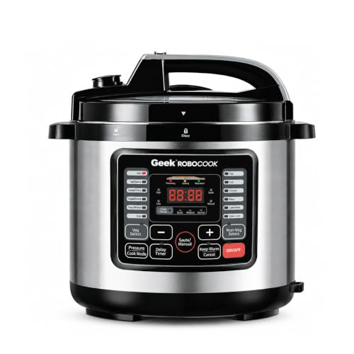 Geek Robocook Nuvo 11-in-1 Automatic Electric Pressure Cooker 8 L...