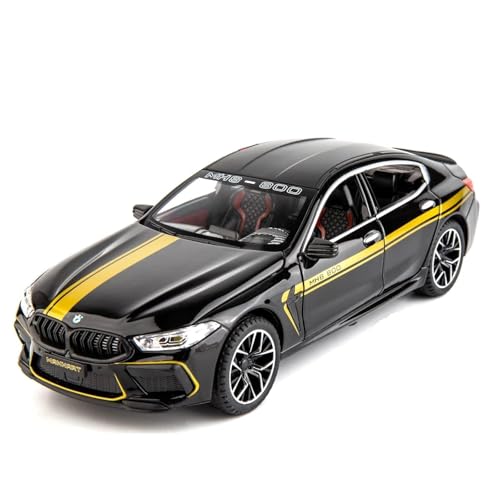 Image of WORSHIPER Compatible with 1 /24 B-M-W M8 Toy Car, Alloy Diecast Race Collectible Pull Back Model Car with Sound and Light Toy Vehicle for Boys Gift [Multicolor]
