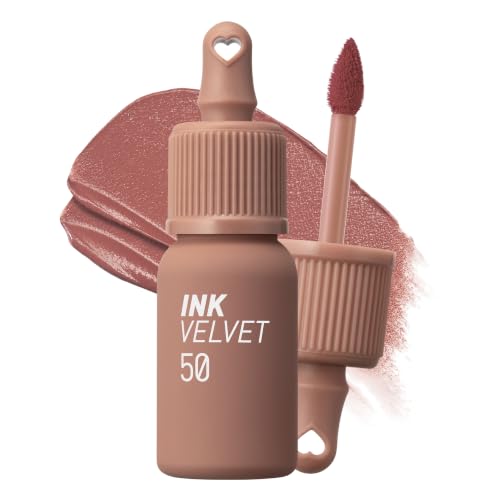 Image of Peripera Ink The Velvet Lip Tint | Highly Pigmented, Longwear & Weightless Lip Tint | Smudge-Proof, Buildable Color for Lips & Cheeks | K-Beauty Makeup, Safe for Sensitive Lips (050 CREAMY NUDE)