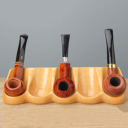 Présentoir à pipes en bois haut de gamme fait main pour table et salon