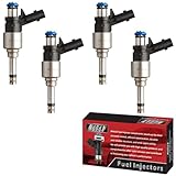 MACAX Set of 4 Fuel Injectors 35310-2B150 FJ1435 Replacement Compatible with Hyundai Accent 2018-2019 Kia Rio...