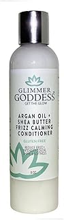 Glimmer Goddess Organic Whipped Body Butter for Women - Moisturizer Cream with Shea & Cocoa Butter, Almonds & Coconut Oil - Unscented, 8oz