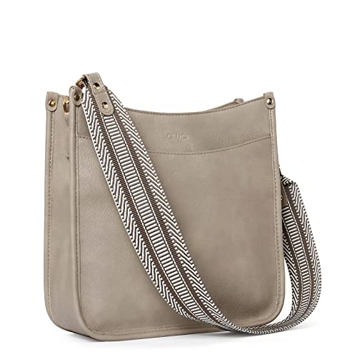 CLUCI Crossbody Bags For Women Trendy Fashion Shoulder Bag Vegan Leather Purse For Ladies with Adjustable Strap