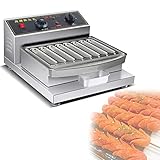  LXLH Máquina eléctrica Comercial para Perros Calientes, Parrilla de Salchichas de Gran Capacidad de 6/18 Tubos, máquina Comercial Antiadherente para Perros Calientes de Uso doméstico, antiadhere