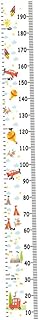Colorful Growth Chart Wall Decor with Sturdy Canvas and Pine Wood Hanger Height Tracker Ruler for Nursery and Bedroom Fun Design for Boys and Easy to Hang and Store