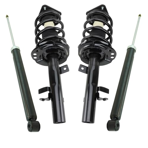 Image of TRQ Front and Rear Complete Strut Assembly & Shock Absorber Kit Complete Strut & Coil Spring Assembly Compatible with 2015-2019 Lincoln MKC