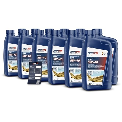 12x 1 L LITER EUROLUB SYNT SAE 5W/40 MOTOR-ÖL MOTOREN-ÖL 32123137