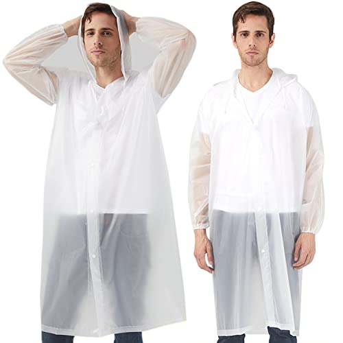 AIDEGER Regenponcho Regenmantel für Damen Herren,...