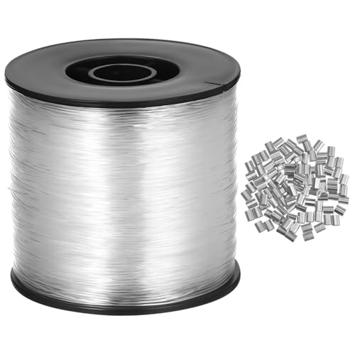 Gogogmee Fishing Line 200m Heavy Duty Nylon Fishing Line Invisible Thread for Crafts Hanging Decorations
