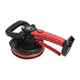 LIKARVA 12000mAh Tile Vibration Tools - 6 Gears Handheld Tile Vibratior Automatic Leveling Machine Tile Installation Tool with 18CM Suction Cup 23000RPM (2 Ba-tteries), 14.96*4.53in