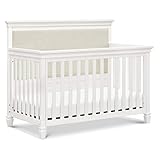 Million Dollar Baby Classic Darlington 4-in-1 Convertible Crib in Warm White, Greenguard Gold...