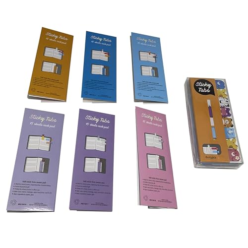 Generic CP240316-1/6/7/12/13/18/19/24 Cutepaper - Cute Paper Mini Lovely Bookmark Sticky Notes, Marine And Jungle Animal Design, Memo Pad,720Pages Colorful Darling Animal Group Marker Tabs thumb #3