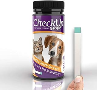 CheckUp Glucose Urine Testing Strips for Cats and Dogs - Detection of Diabetes