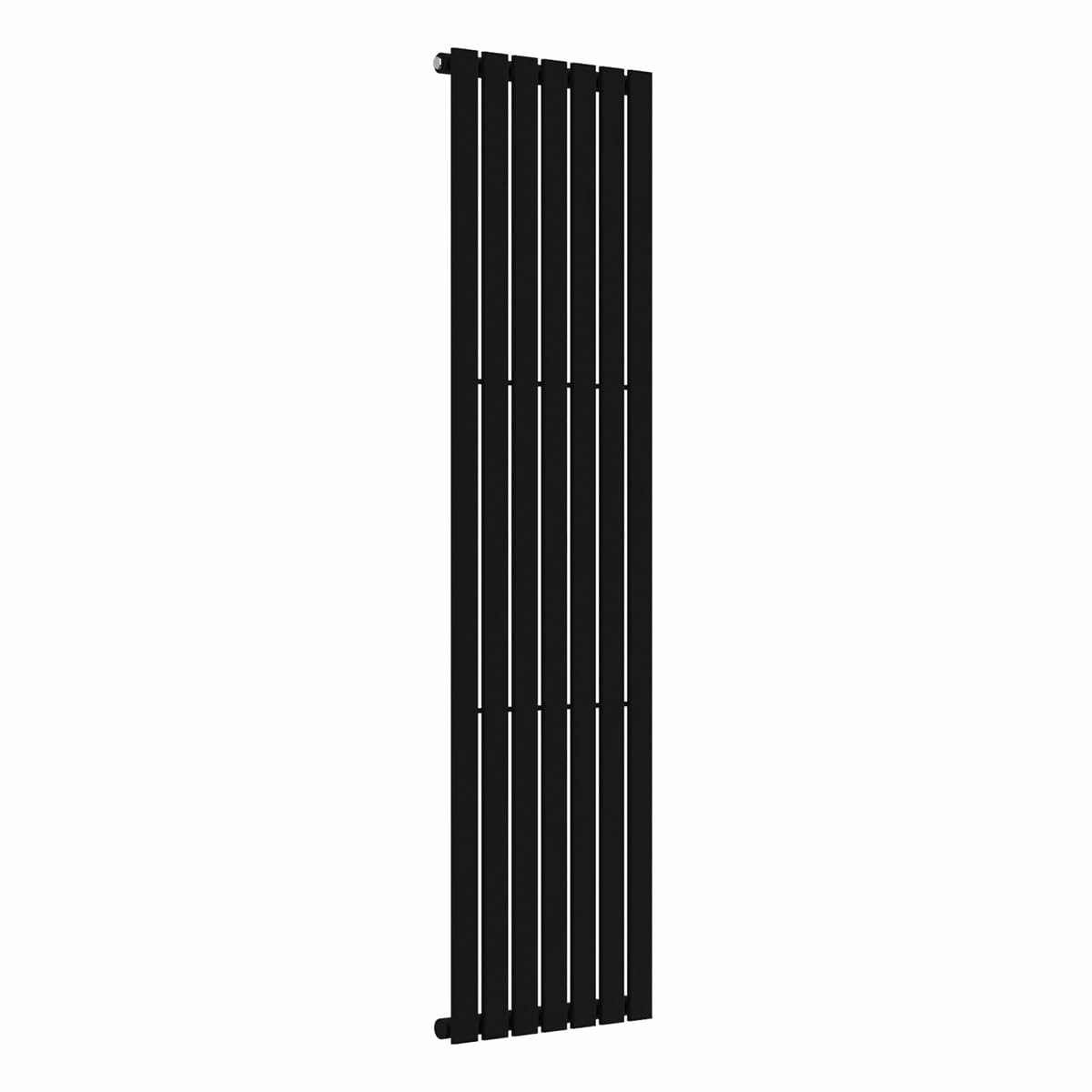 Lux Heat Black Flat Vertical Single Panel Designer Radiator 1800Mm (H) X 490Mm (W)