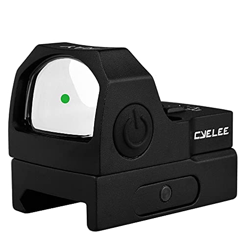 Cyelee Green(not red) Dot Sight 4MOA for Pistol with Trijicon RMR/SRO Footprint, Compatible with Holosun HS407C/HS507C/HS507T and Riton X3 Tactix PRD