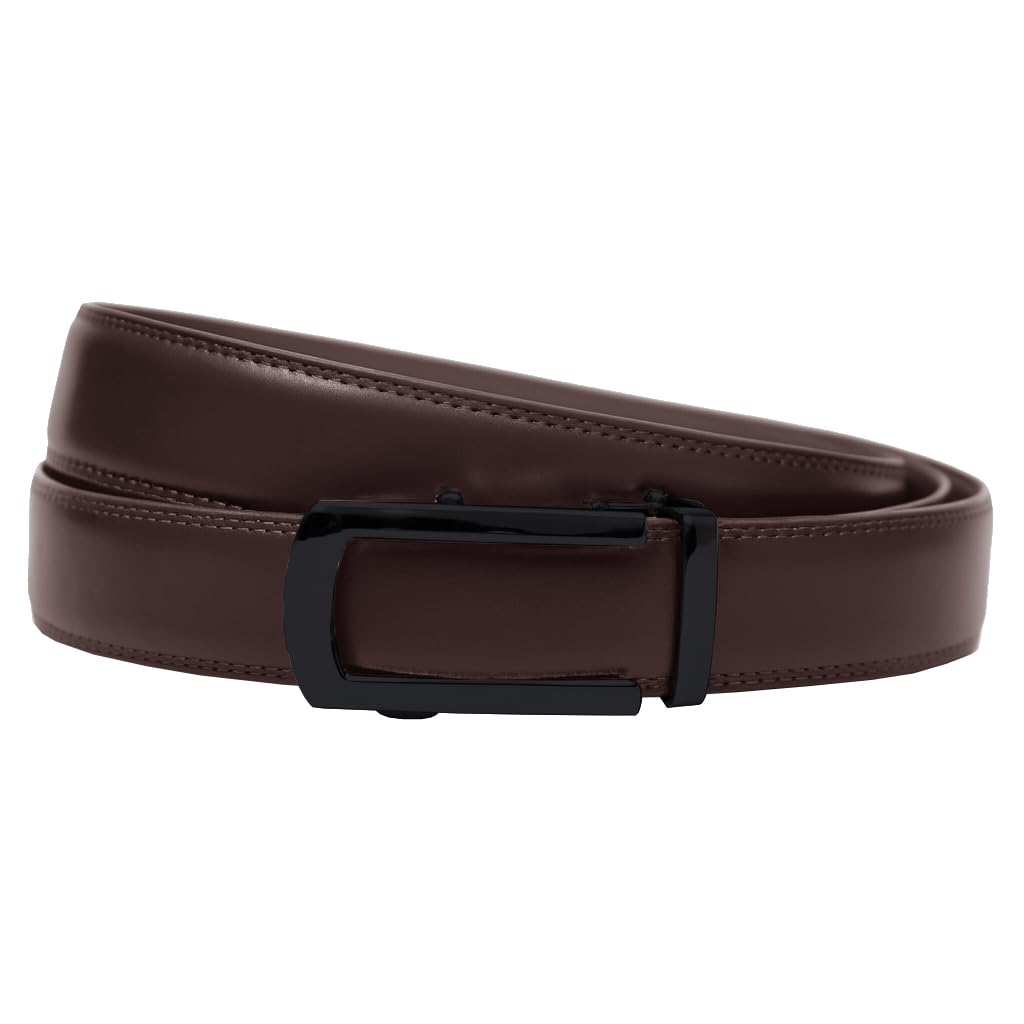 WildHorn Men’s Genuine Leather Belt for Men| Premium Auto-Lock Buckle | Adjustable up to 48” | Formal & Casual Wear | Micro-Adjust Fit | Stylish Gift Box Included