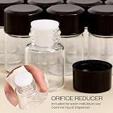 24 pezzi Beauticom usa 5/8 DRAM (2 ml) Amber Glass Vial per massaggi oli, profumi, Serums, miscele e altri liquidi con contagocce orifizio riduttore e top