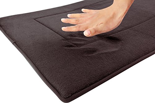 Fabbrica Home Ultra-Soft Extra-Thick High Density Memory Foam Runner (2 Ft. By 5 Ft, Coffee Brown) #TOP2