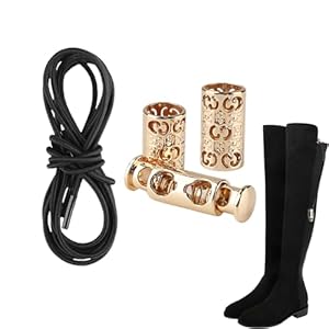 Laarsriemen voor dames, elastische veters, antislip riem voor hoge laarzen boven de knie, 1 paar comfortabele verstelbare elastieken, geen afvallen van de bo