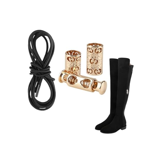 Laarsriemen voor dames, elastische veters, antislip riem voor hoge laarzen boven de knie, 1 paar comfortabele verstelbare elastieken, geen afvallen van de bo