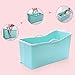 Adult Folding Bathtub Plastic Baby Swimming Pool Children Bath Barrel Household Large Portable tub by TIANTA