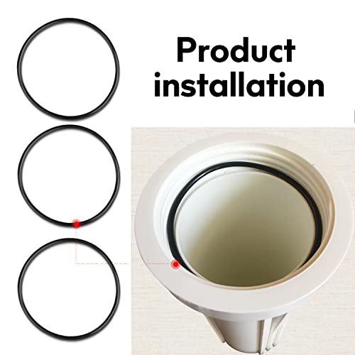 O-Ring for Reverse Osmosis Water Filter Housings Diameter 3.5\" O.D. Black 3 Pcs O-Ring Set