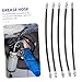 PRETYZOOM 5Pcs Flexible Grease Hose Durable High Pressure Tubes for Automotive and Industrial Use Leak Resistant Design for Easy Maneuverability and Precise Application