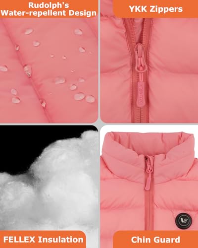Image of Venustas Kids Heated Jacket with Battery, Boys Girls Lightweight Electric Coat