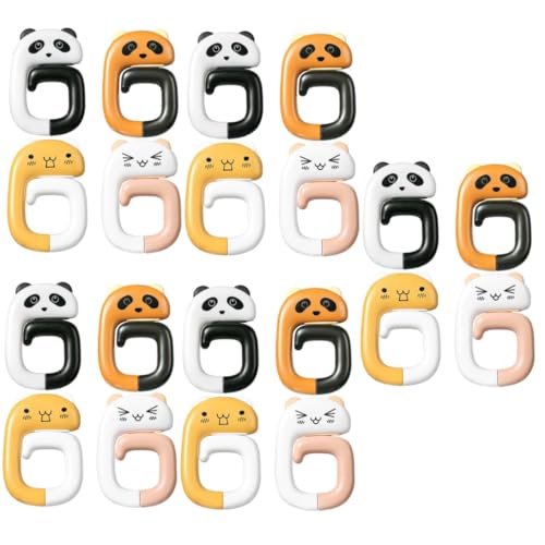 Crochets de sac antidérapants amovibles motif panda pour serviettes