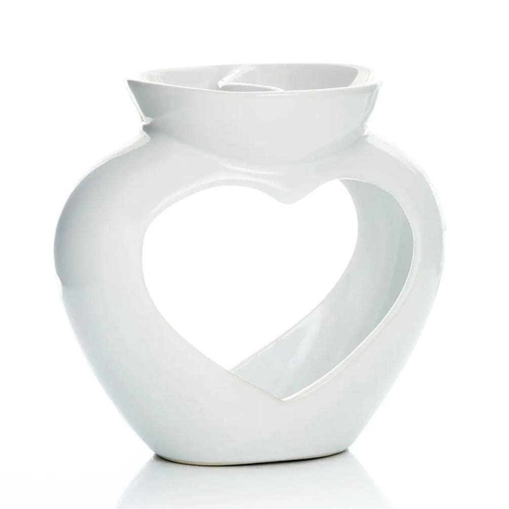 Avamay Aromas White Ava May Dual Scent Heart Shaped Wax Melt Warmer