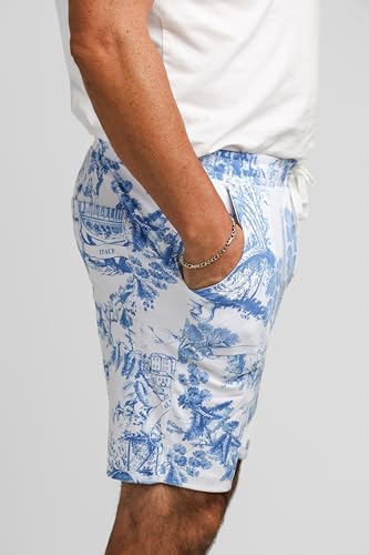 Zack & Gio Designs Mens Graphic Swim Trunks Bathing Suit - Swimwear Shorts for Beach, Pool or Casual Wear – Travel The World4