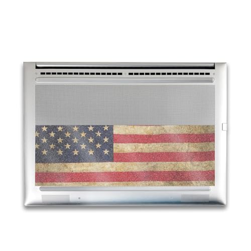 Image of Glossy Glitter Gaming Skin Compatible with HP Envy x360 16 inch (2023) - Vintage Flag - Premium 3M Vinyl Protective Wrap Decal Cover - Easy to Apply | Crafted in The USA by MightySkins