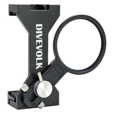 DIVEVOLK Expansion Clamp with 67mm Lens Adapter Cover