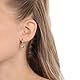 NOELANI Creolen Edelstahl Damen Ohrschmuck, 2 cm, Gold, Herz, Kommt in Schmuck Geschenk Box, 2039660