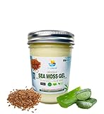 Sea Moss Gel with Aloe Vera and Flaxseed Oil | Great for Hair and Skin! | Natural Raw Wildcrafted...