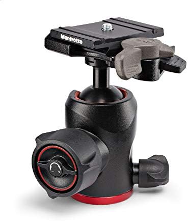 Manfrotto Compact Ball Head 494, Fluid Ball Head for Camera Tripod, Camera Stabilizer, Photography Equipment, for Content Creation, Photography