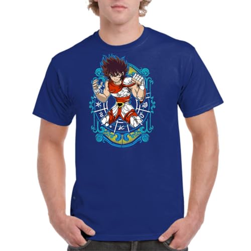 the Fan Tee Camiseta de Adulto de Hombre Dibujos Animados Zodiaco Caballeros de Atenea 111 M