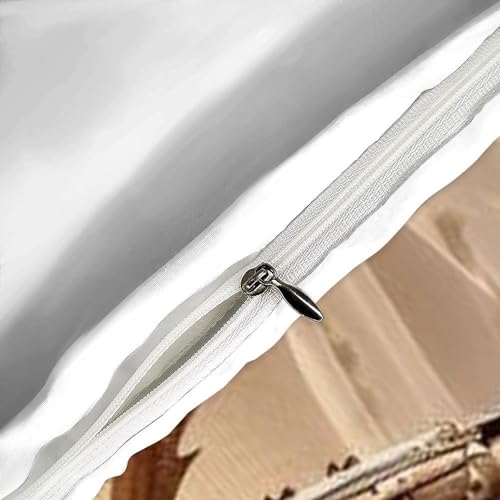 Housse de couette microfibre sanglier 135x200 parure de lit animaux imprimé 3D