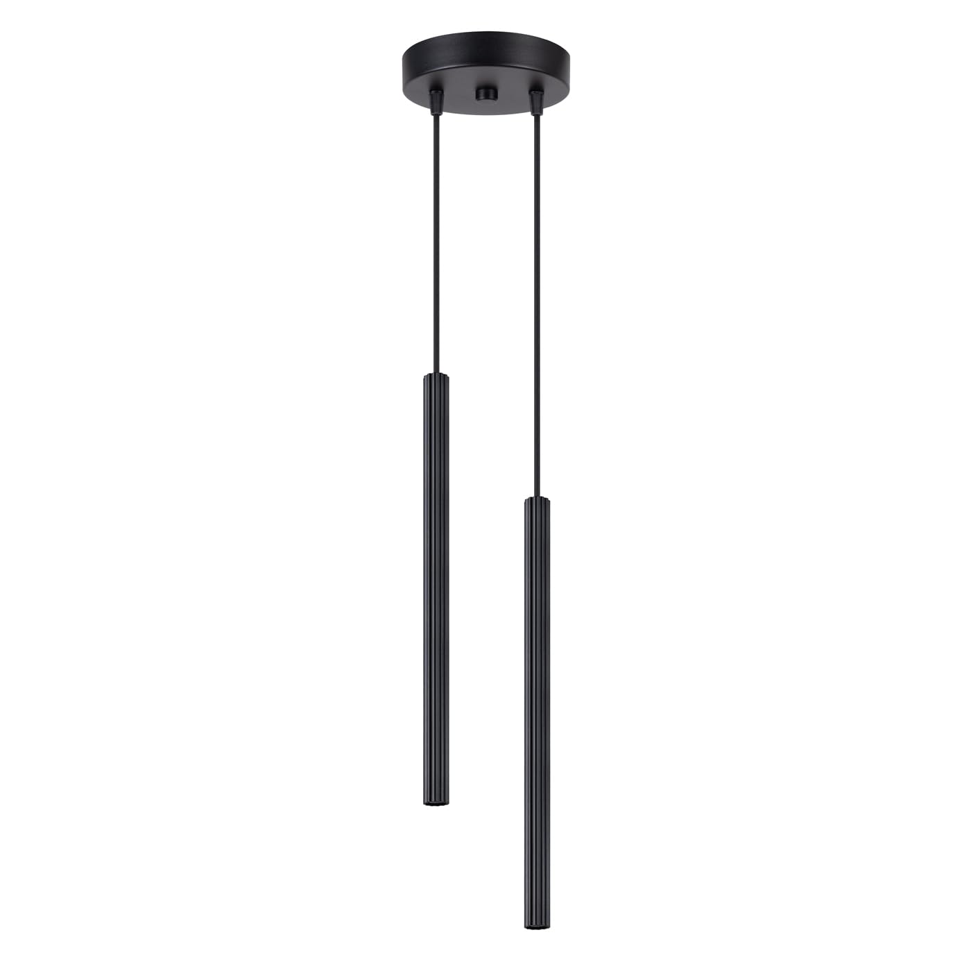 SOLLUX lighting Lámpara Colgante - Lámpara de Techo Acero - 1 Pantalla - Bombilla LED - Negro Arche