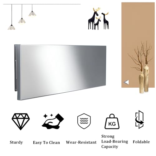 Table murale pliante 110x40 cm en inox 304 pour gain de place - 3