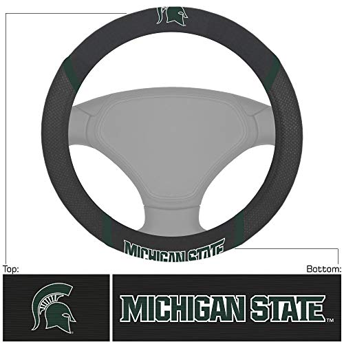 Fanmats 14864 Michigan State Spartans Embroidered Steering Wheel Cover #TOP1
