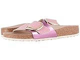  Birkenstock - Madrid, gro e Schnalle Damen , Pink (Rose Leather), 42 schmal EU