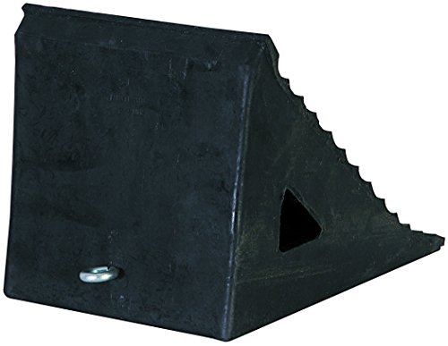 Buyers Products WC796R Reinforced Rubber Wheel Chock with Chain Eye, 7 x 9.5 x 7 in, Sun, Oil & Salt Resistant, Keeps Vehicles & Trailers in Place, Heavy Duty Wheel Chocks for Cars, Trucks & RVs by Buyers Products Company - Image 2