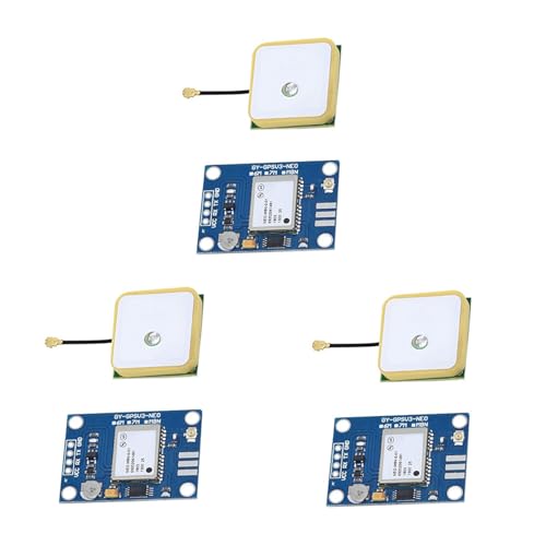 Tacdas 3X MóDulo GPS -GPSV3 NEO-M8N para Controlador de Vuelo PX4 V2.4.5 APM2.56 1,65-3,6 V