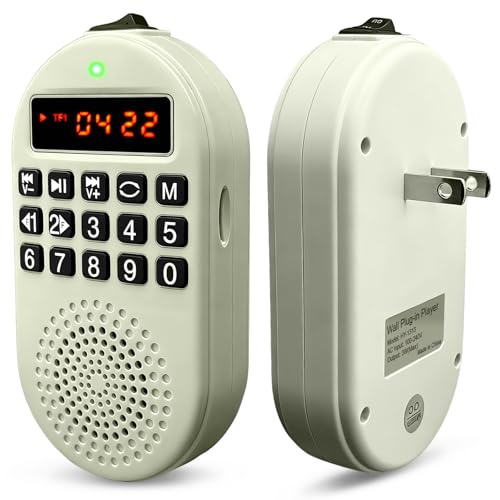 Wall Plug-in MP3 Player,Support Bluetooth/Micro SD/TF Card